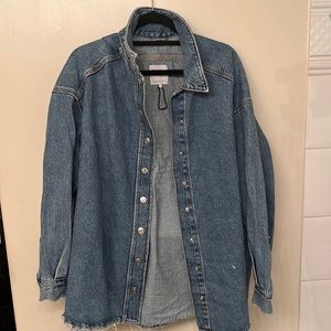 Zara oversized Jean Jacket